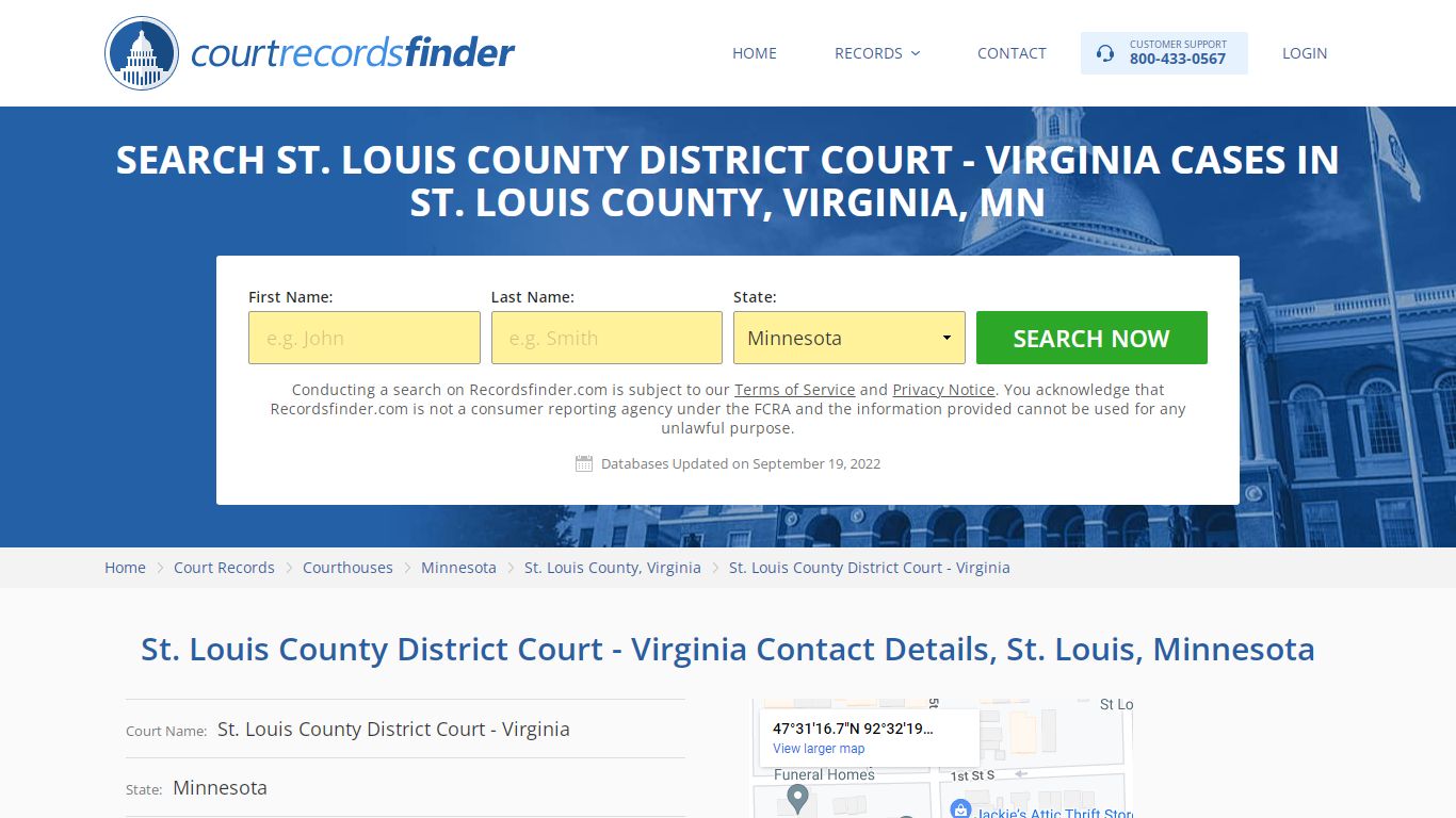 St. Louis County District Court - Virginia Case Search - St. Louis ...